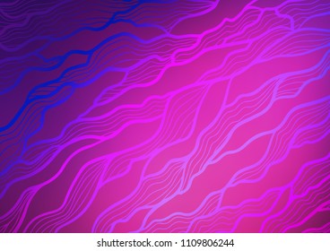 Dark Pink vector abstract doodle texture. An elegant bright illustration with lines in Natural style. Hand painted design for web, wrapping, wallpaper.
