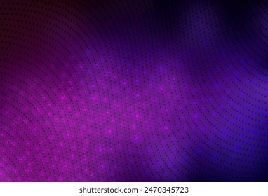Dark Pink vector Abstract illustration with colored bubbles in nature style. Modern abstract illustration with colorful water drops. Wallpaper for a cell phone.