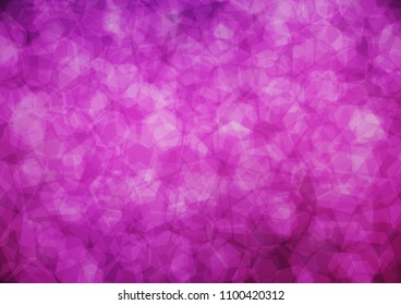Dark Pink vector abstract mosaic template. Colorful abstract illustration with gradient. Brand new style for your business design.