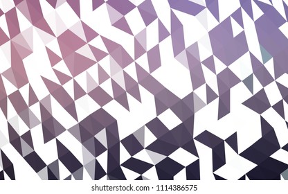 Dark Pink vector abstract mosaic background. Colorful illustration in abstract style with gradient. The elegant pattern can be used as part of a brand book.