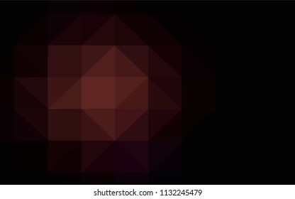 Dark Pink vector abstract mosaic pattern. A completely new color illustration in a polygonal style. New template for your brand book.