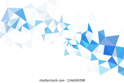 Dark Pink vector abstract mosaic background. Shining colorful illustration with triangles. A new texture for your web site.