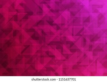 Dark Pink vector abstract mosaic background. An elegant bright illustration with gradient. A new texture for your design.