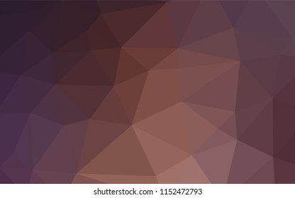 Dark Pink vector abstract mosaic pattern. Creative geometric illustration in Origami style with gradient. A completely new template for your business design.