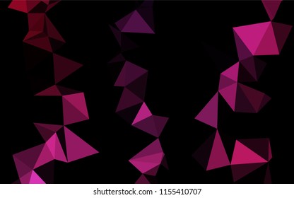 Dark Pink vector abstract mosaic background. Shining colored illustration in a Brand new style. Brand new style for your business design.