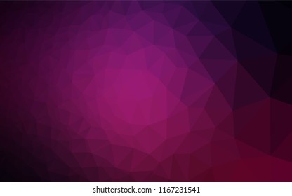 Dark Pink vector abstract mosaic pattern. A completely new color illustration in a vague style. The elegant pattern can be used as part of a brand book.