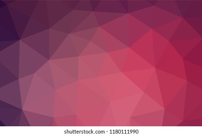 Dark Pink vector abstract mosaic backdrop. A completely new color illustration in a vague style. Brand new design for your business.