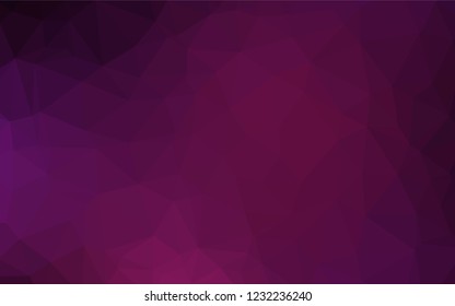 Dark Pink vector abstract mosaic backdrop. A completely new color illustration in a vague style. Brand new style for your business design.