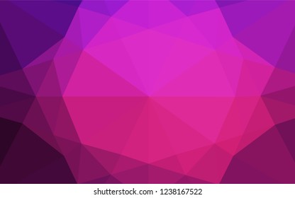 Dark Pink vector abstract mosaic pattern. Shining colored illustration in a Brand new style. Brand new style for your business design.