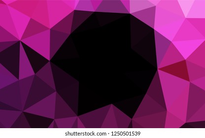Dark Pink vector abstract mosaic pattern. Brand new colored illustration in blurry style with gradient. The completely new template can be used for your brand book.