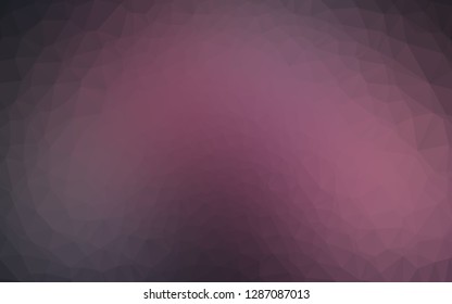 Dark Pink vector abstract mosaic pattern. Colorful abstract illustration with gradient. Completely new template for your business design.