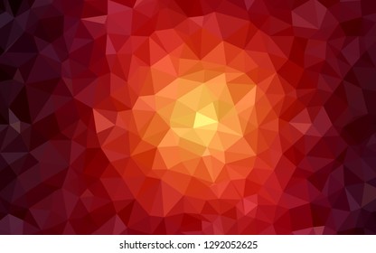 Dark Pink vector abstract mosaic background. A completely new color illustration in a polygonal style. Brand new design for your business.