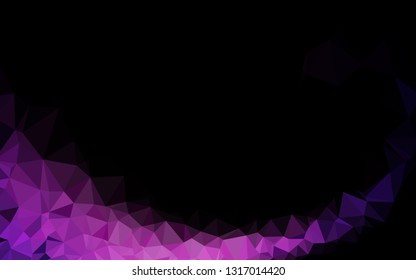 Dark Pink vector abstract mosaic backdrop. Glitter abstract illustration with an elegant design. Completely new template for your business design.