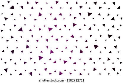 Dark Pink vector  abstract mosaic background. Modern abstract illustration with triangles. A new texture for your web site.