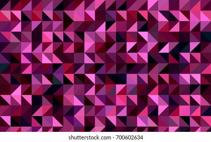Dark Pink vector abstract mosaic template. Geometric illustration in Origami style with gradient.  A completely new template for your business design.