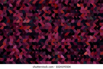 Dark Pink vector abstract pattern with circles. Geometry template for your business design. Background with colored spheres.