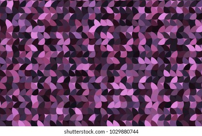 Dark Pink vector abstract pattern with circles. Geometry template for your business design. Background with colored spheres.