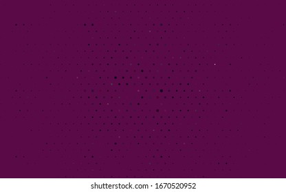 Dark Pink vector abstract pattern with circles. Geometry template for your business design. Background with colored spheres.