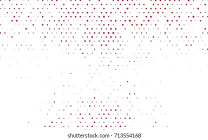 Dark Pink vector abstract pattern with circles. Geometry template for your business design. Background with colored spheres.
