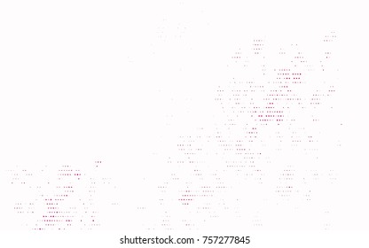 Dark Pink vector abstract pattern with circles. Geometry template for your business design. Background with colored spheres.