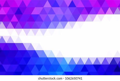 Dark Pink vector abstract polygonal pattern. Brand-new colored illustration in blurry style with gradient. The template can be used as a background for cell phones.
