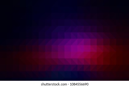 Dark Pink vector abstract polygonal template. Modern geometrical abstract illustration with gradient. A completely new design for your business.