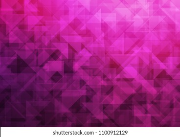 Dark Pink vector abstract polygonal abstract polygonal. A sample with polygonal shapes. A completely new template for your business design.