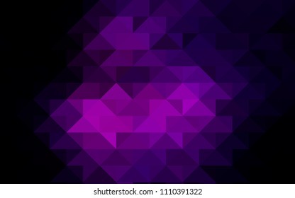 Dark Pink vector abstract polygonal background. Modern geometrical abstract illustration with gradient. Brand-new style for your business design.