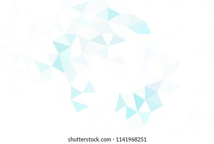 Dark Pink vector abstract polygonal template. Creative illustration in halftone style with triangles. Template for cell phone's backgrounds.