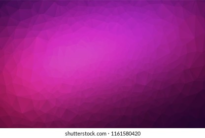 Dark Pink vector abstract polygonal texture. Geometric illustration in Origami style with gradient.  A completely new design for your business.