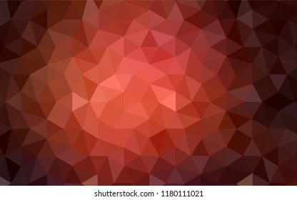 Dark Pink vector abstract polygonal template. Creative illustration in halftone style with triangles. Template for cell phone's backgrounds.