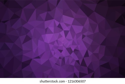 Dark Pink vector abstract polygonal pattern. Creative geometric illustration in Origami style with gradient. Pattern for a brand book's backdrop.