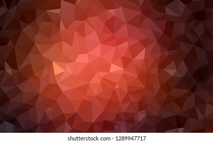 Dark Pink vector abstract polygonal background. Elegant bright polygonal illustration with gradient. Brand new design for your business.