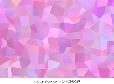 Dark Pink vector abstract polygonal background. Geometric illustration in Origami style with gradient.  Triangular pattern for your design.
