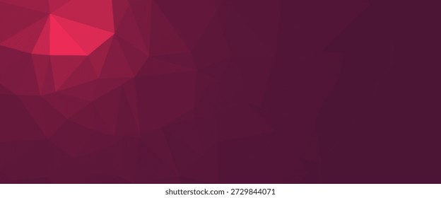 Textura poligonal abstracta de Vector rosa oscuro. Ilustración abstracta geométrica moderna con gradiente. Un diseño completamente nuevo para tu negocio.