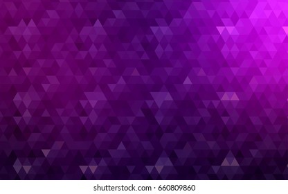 Dark Pink vector abstract polygonal template. Colorful abstract illustration with gradient. The completely new template can be used for your brand book.