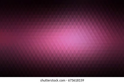 Dark Pink vector abstract polygonal template. Geometric illustration in Origami style with gradient.  Brand-new design for your business.