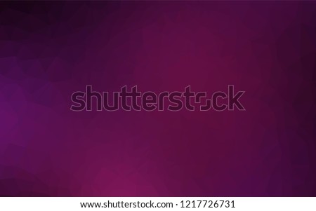 Dark Pink vector abstract polygonal texture. Colorful illustration in abstract style with gradient. The elegant pattern can be used as part of a brand book.