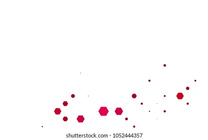 Dark Pink vector abstract textured polygonal background. Brand-new blurry hexagonal design. Pattern can be used for background.