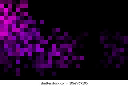 Dark Pink vector abstract textured polygonal background. Blurry rectangular design. The pattern with repeating rectangles can be used for background.