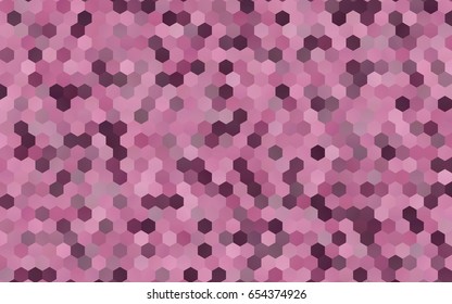 Dark Pink vector abstract textured polygonal background. Brand-new blurry hexagonal design. Pattern can be used for background.