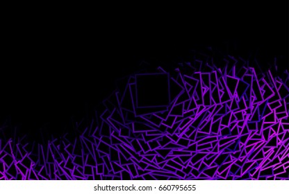 Dark Pink vector abstract textured polygonal background. Blurry rectangular design. The pattern with repeating rectangles can be used for background.