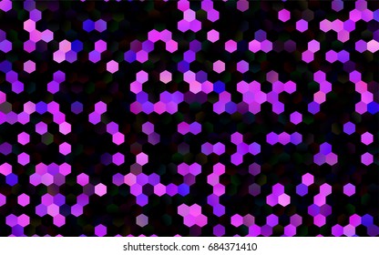 Dark Pink vector abstract textured polygonal background. Brand-new blurry hexagonal design. Pattern can be used for background.