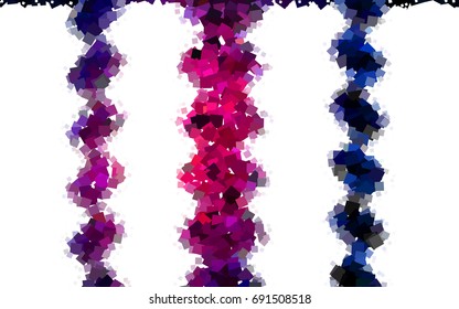 Dark Pink vector abstract textured polygonal background. Blurry rectangular design. The pattern with repeating rectangles can be used for background.