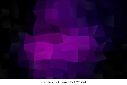 Dark Pink vector abstract textured polygonal background. Blurry rectangular design. The pattern with repeating rectangles can be used for background.