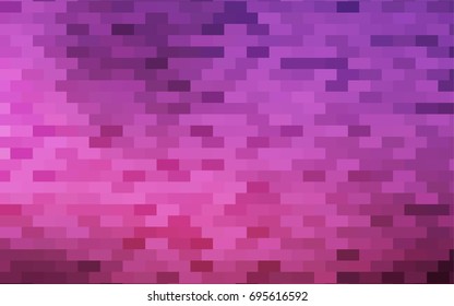 Dark Pink vector abstract textured polygonal background. Blurry rectangular design. The pattern with repeating rectangles can be used for background.