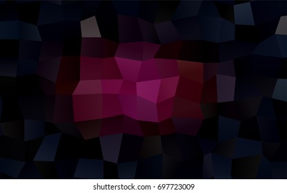 Dark Pink vector abstract textured polygonal background. Blurry rectangular design. The pattern with repeating rectangles can be used for background.