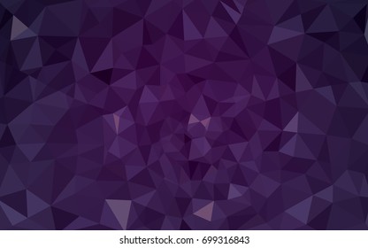 Dark Pink vector abstract textured polygonal background. Blurry triangle design. Pattern can be used for background.