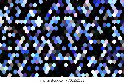 Dark Pink vector abstract textured polygonal background. Brand-new blurry hexagonal design. Pattern can be used for background.