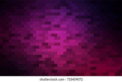 Dark Pink vector abstract textured polygonal background. Blurry rectangular design. The pattern with repeating rectangles can be used for background.